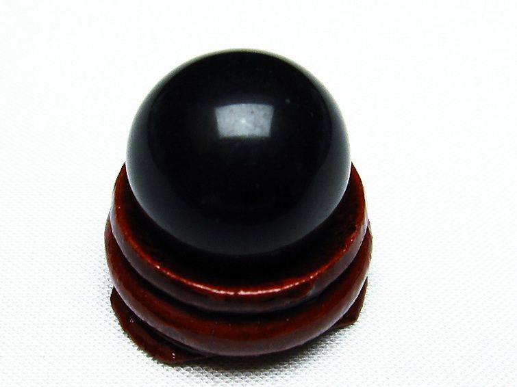 キャッツアイオブシディアン 丸玉 20mm [t464-511] 2枚目