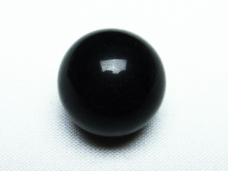 キャッツアイオブシディアン 丸玉 20mm [t464-565] 1枚目