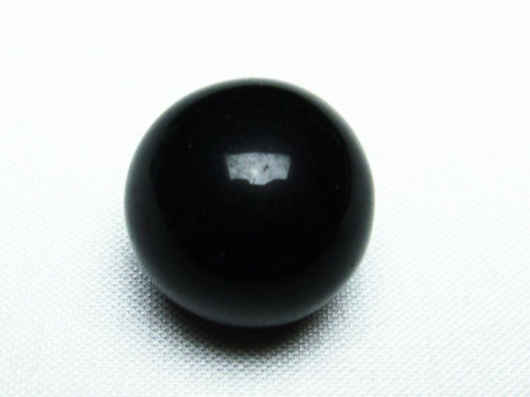キャッツアイオブシディアン 丸玉 20mm [t464-615] 1枚目