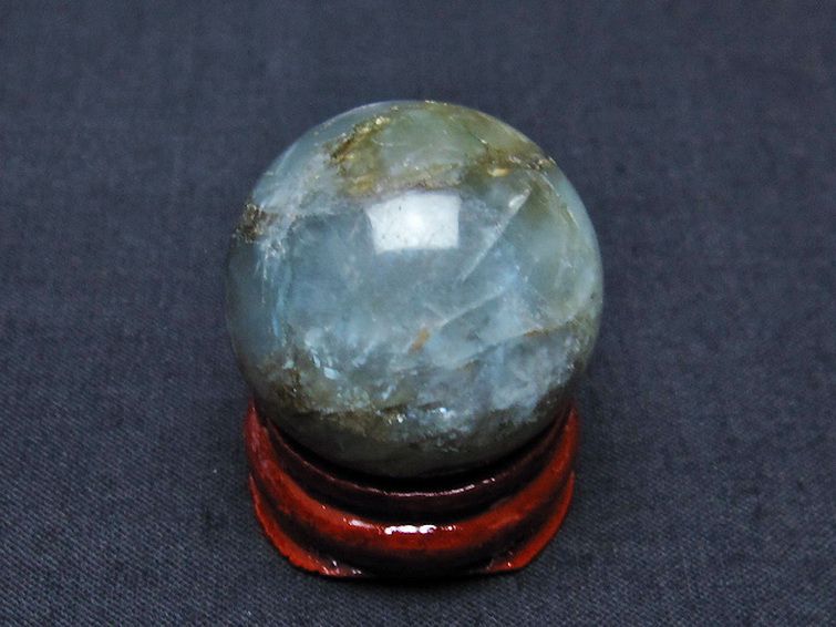 アクアマリン 丸玉 26mm [t465-707] 1枚目