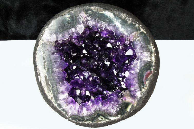3Kg ウルグアイ産 サークルジオード アメジストドーム [t466-1829] 1枚目