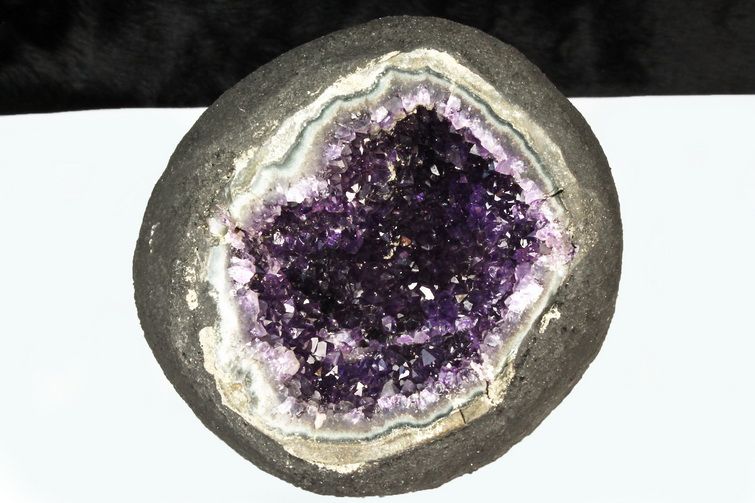 1.1Kg ウルグアイ産 サークルジオード アメジストドーム [t466-1857] 1枚目