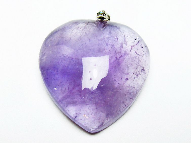 アメジストハート ペンダント [T469-5968] 3枚目