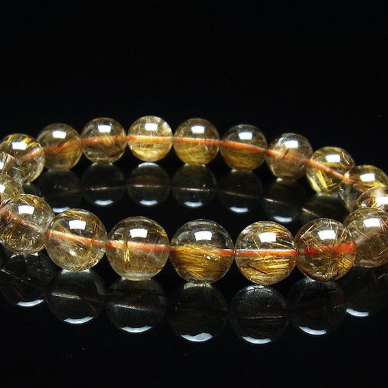 ！奈良林！⭐︎染色無しの本物⭐︎ゴールドルチル⭐︎タイチンルチル⭐︎ブレスレット⭐︎ 奈良林様専用！⭐︎染色無しの本物⭐︎ゴールドルチル