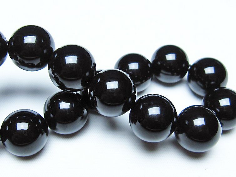オニキス ブレスレット 14mm [t474-1776] 2枚目