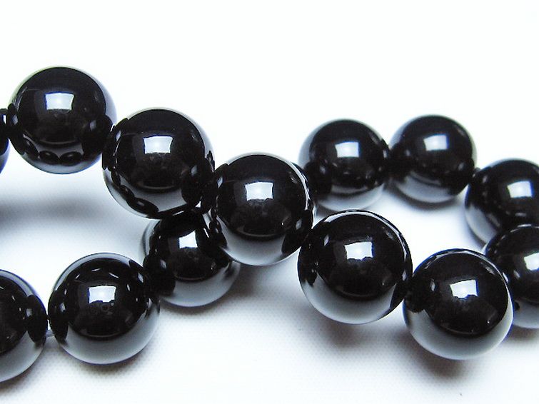 オニキス ブレスレット 14mm [t474-1813] 2枚目