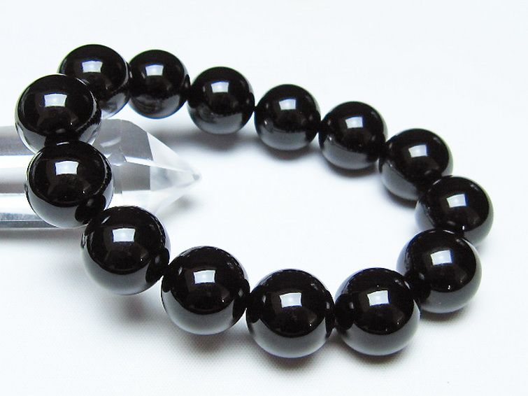 オニキス ブレスレット 16mm [t474-1859] 1枚目