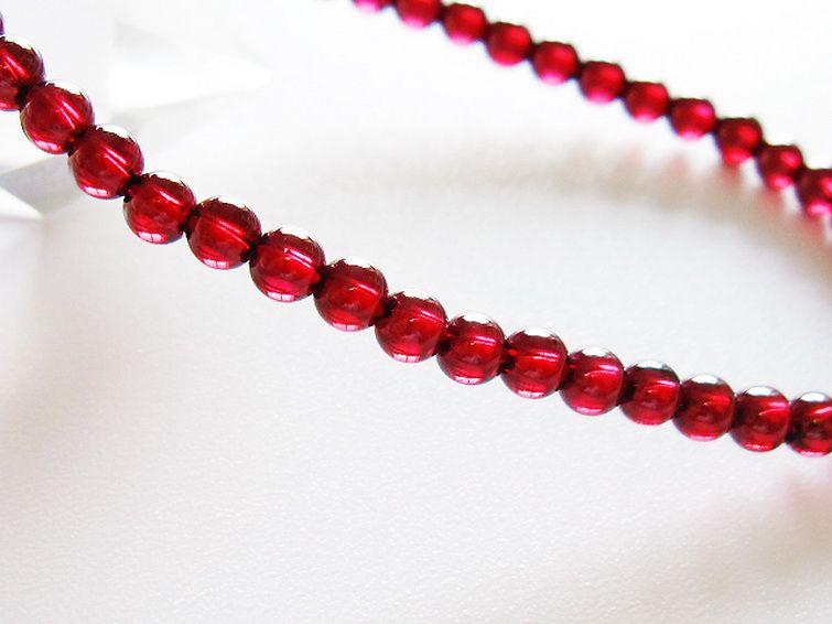 キャンディピンクガーネット ブレスレット 4mm [t483-7895] 3枚目