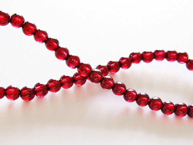 キャンディピンクガーネット ブレスレット 4mm [t483-7899] 2枚目