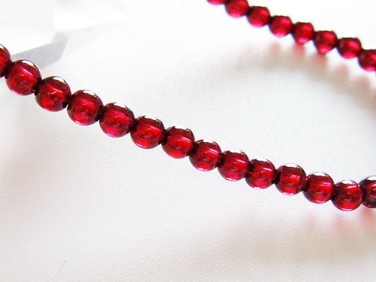 キャンディピンクガーネット ブレスレット 4mm [t483-7899] 3枚目