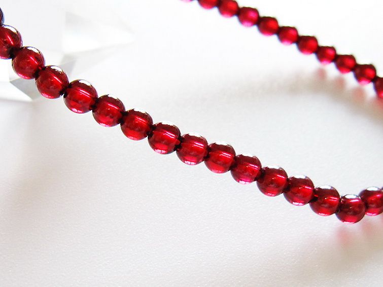 キャンディピンクガーネット ブレスレット 4mm [t483-7903] 3枚目