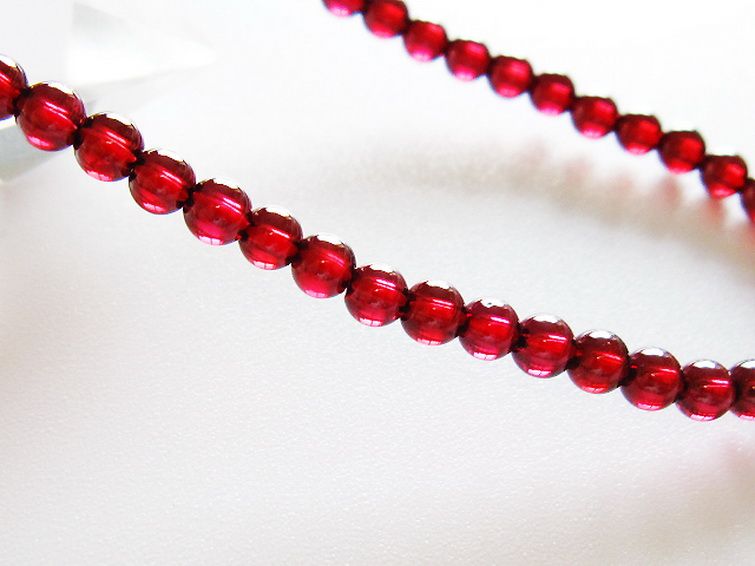 キャンディピンクガーネット ブレスレット 4mm [t483-7909] 3枚目