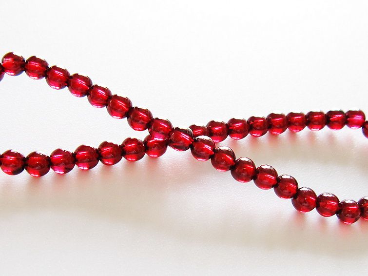 キャンディピンクガーネット ブレスレット 4mm [t483-7919] 2枚目