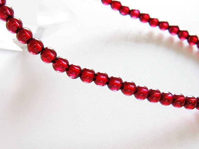 ガーネット ブレスレット 4mm [T483-7942] 3枚目