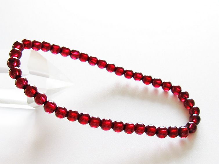 ガーネット ブレスレット 4mm [T483-7951] 1枚目