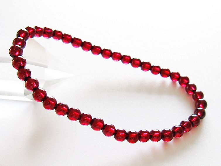 ガーネット ブレスレット 4mm [t483-7955]