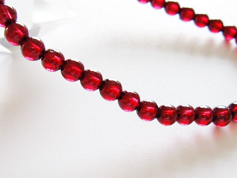ガーネット ブレスレット 4mm [T483-7955] 3枚目