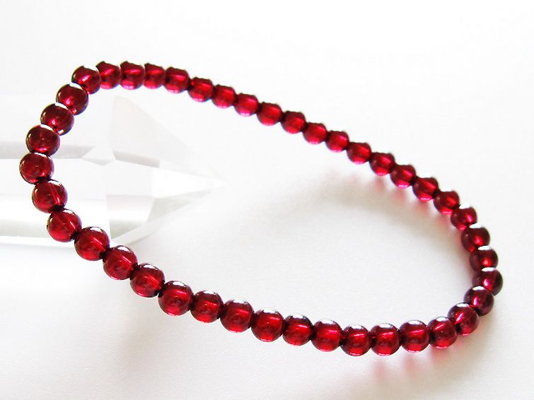 ガーネット ブレスレット 4mm [T483-7958] 1枚目