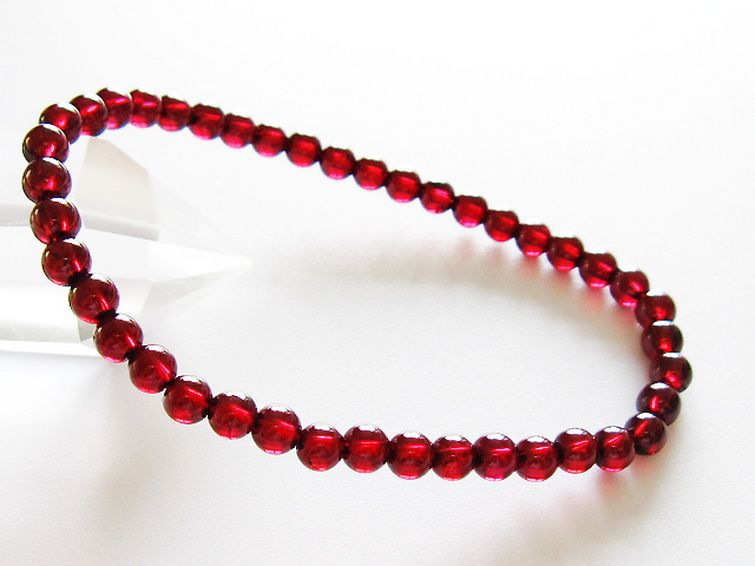 ガーネット ブレスレット 4mm [T483-7963] 1枚目
