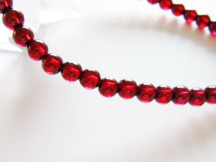 ガーネット ブレスレット 4mm [T483-7963] 3枚目