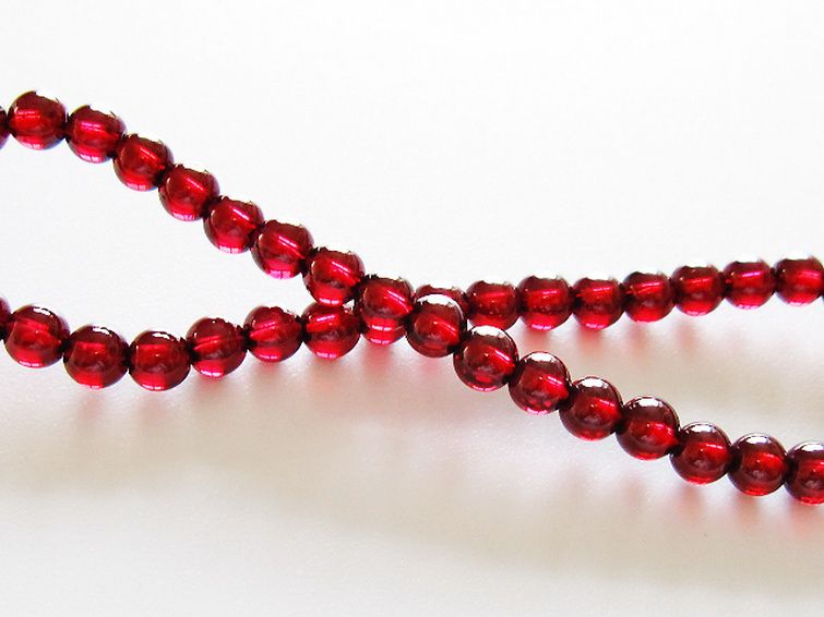 キャンディピンクガーネット ブレスレット 4mm [t483-7980] 2枚目