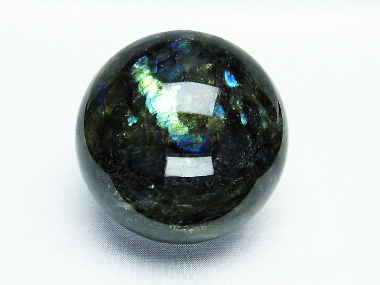 ラブラドライト 丸玉 67mm [t484-1816] 1枚目