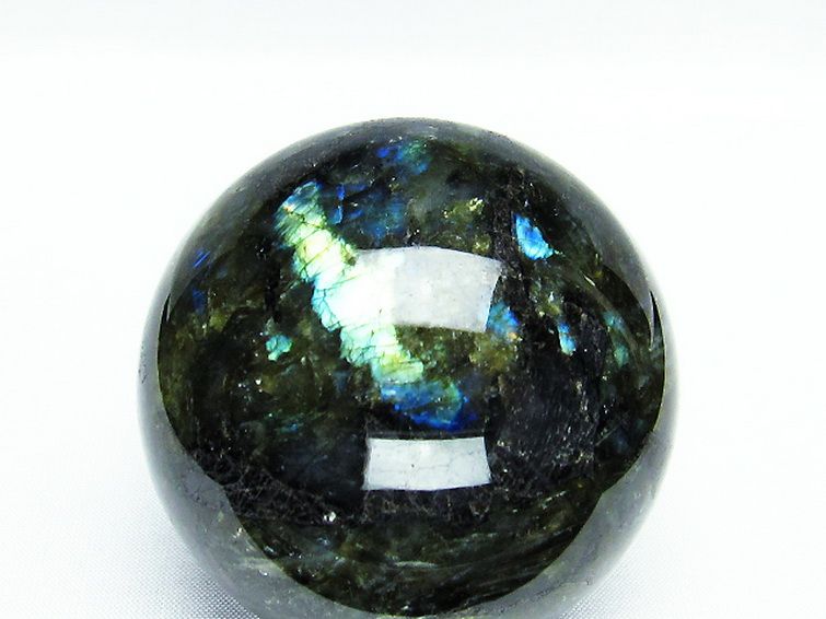 ラブラドライト 丸玉 67mm [t484-1816] 2枚目