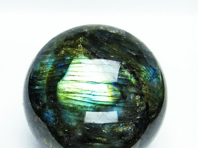 ラブラドライト 丸玉 69mm [T484-1826] 2枚目