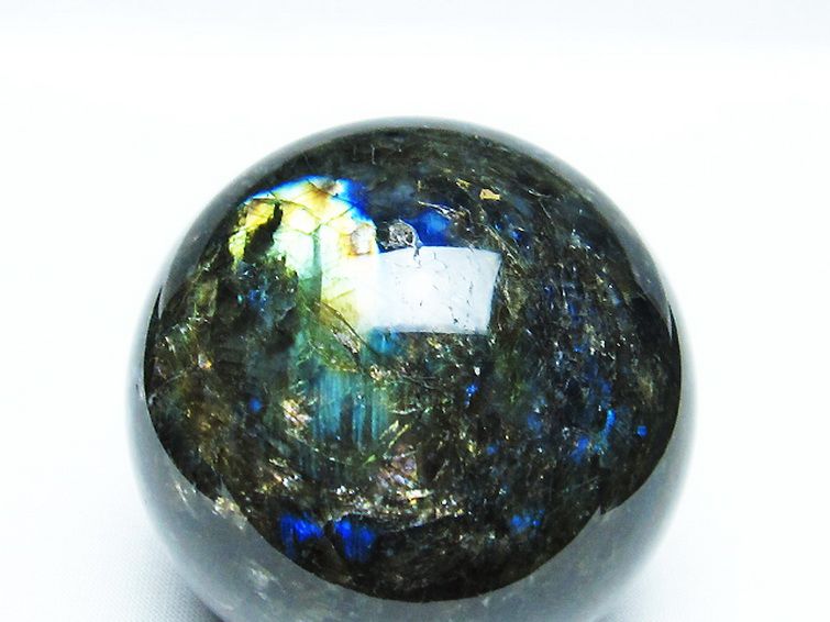 ラブラドライト 丸玉 67mm [T484-2244] 2枚目