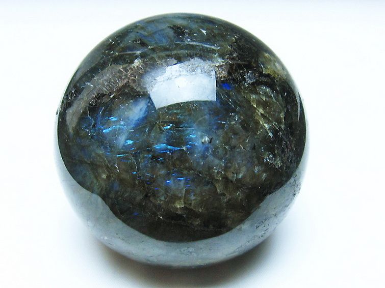 ラブラドライト 丸玉 67mm [t484-2516] 1枚目