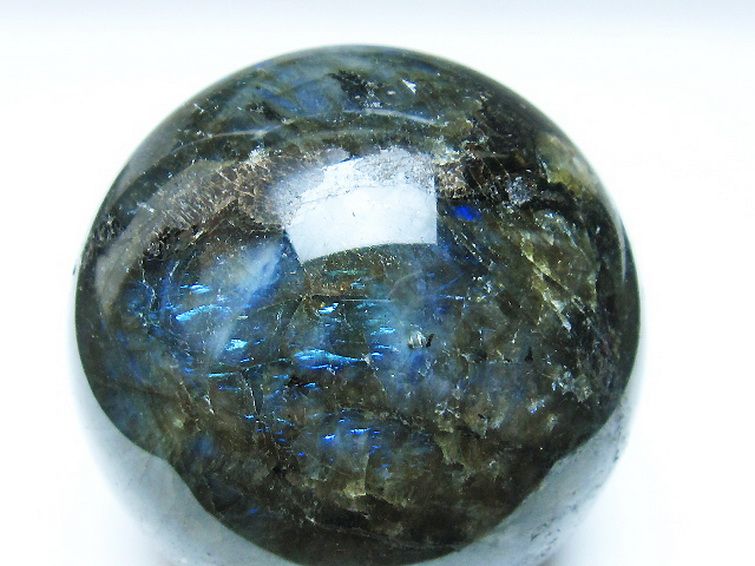 ラブラドライト 丸玉 67mm [t484-2516] 2枚目