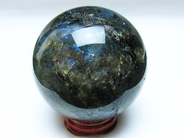 ラブラドライト 丸玉 67mm [t484-2516] 3枚目