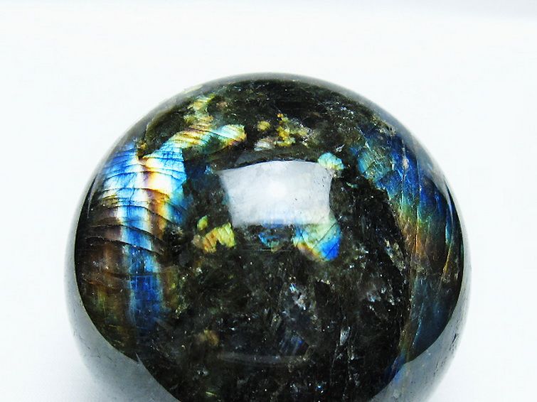 ラブラドライト 丸玉 68mm [T484-2660] 2枚目