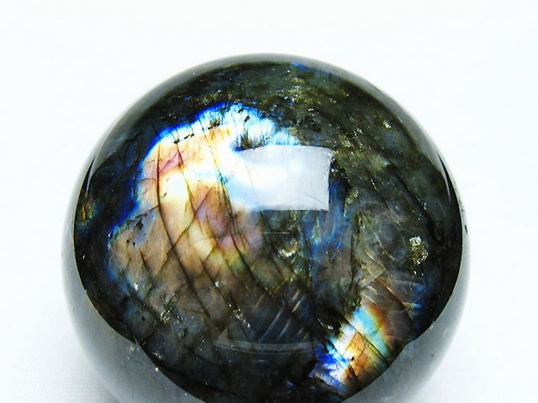 ラブラドライト 丸玉 64mm [T484-2722] 2枚目