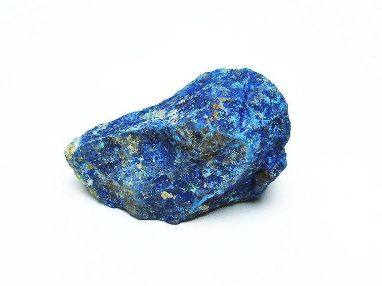 アズライト 藍銅鉱 ブルーマラカイト 原石[T485-3163] 1枚目