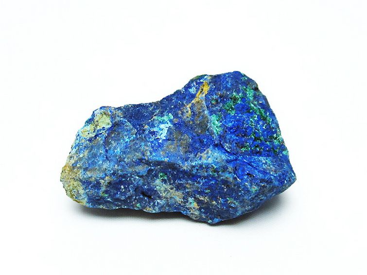 アズライト 藍銅鉱 ブルーマラカイト 原石[T485-3163] 2枚目