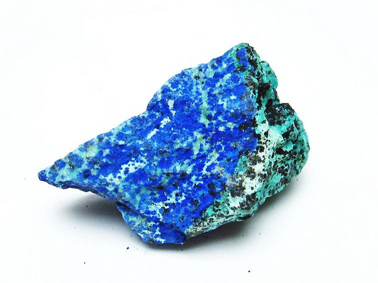 アズライト 藍銅鉱 ブルーマラカイト  原石[T485-3207] 3枚目