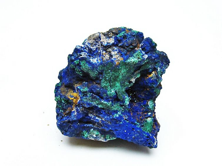 アズライト 藍銅鉱 ブルーマラカイト 原石[T485-3214] 3枚目