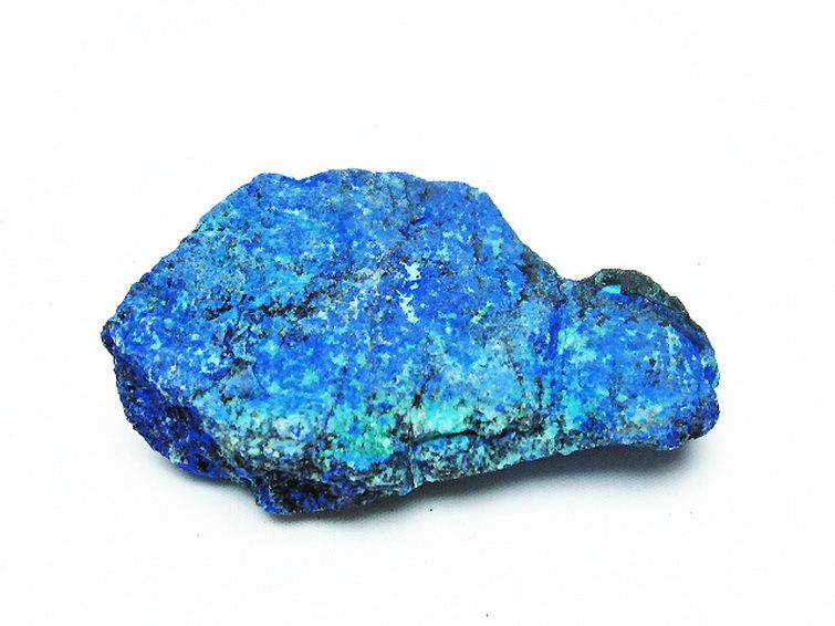 アズライト 藍銅鉱 ブルーマラカイト 原石[T485-3223] 2枚目