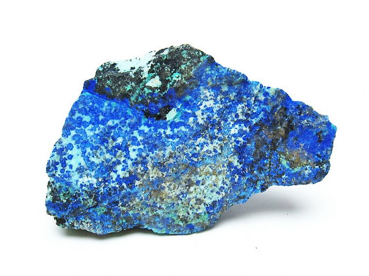 アズライト 藍銅鉱 ブルーマラカイト 原石[T485-3228] 2枚目
