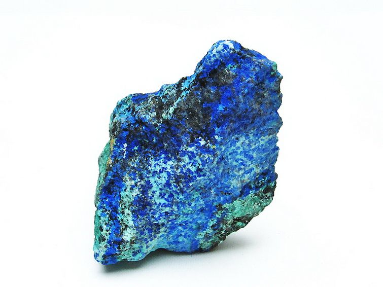 アズライト 藍銅鉱 ブルーマラカイト 原石[T485-3228] 3枚目