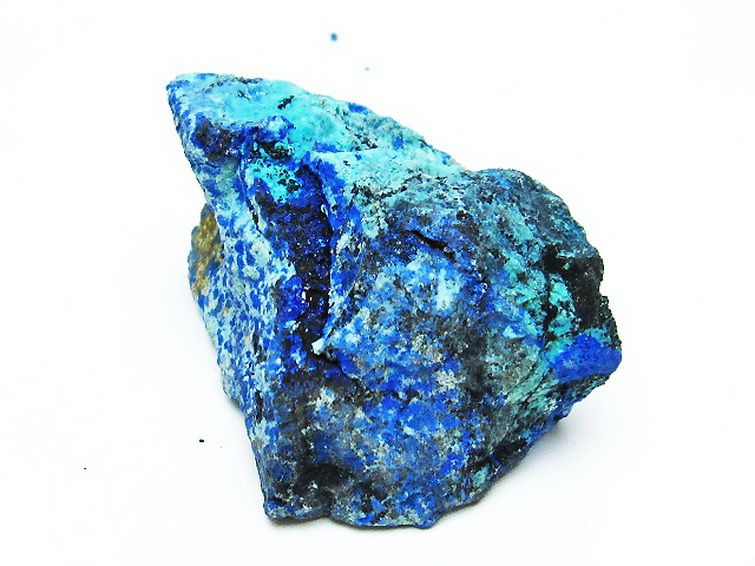 アズライト 藍銅鉱 ブルーマラカイト 原石[T485-3257] 2枚目