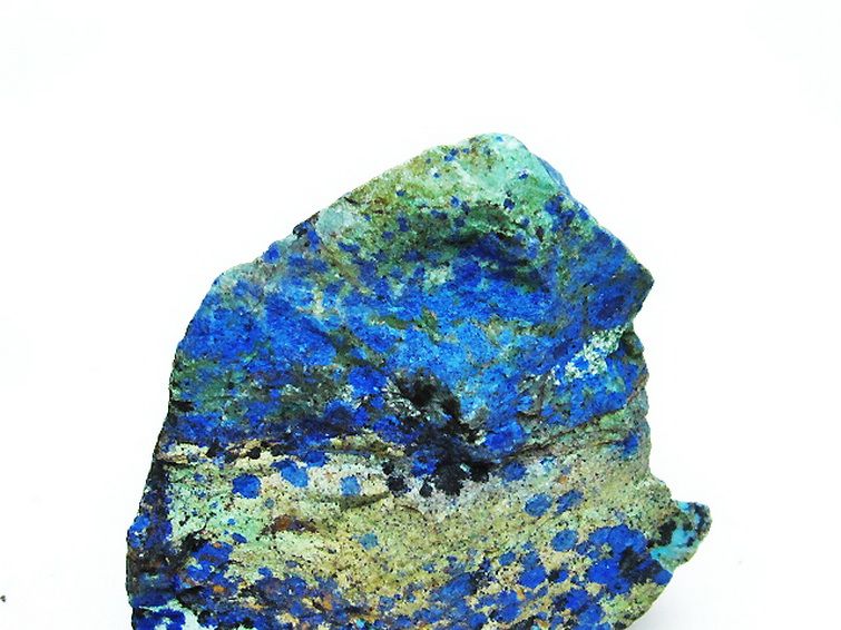アズライト 藍銅鉱 ブルーマラカイト  原石[T485-3272] 2枚目