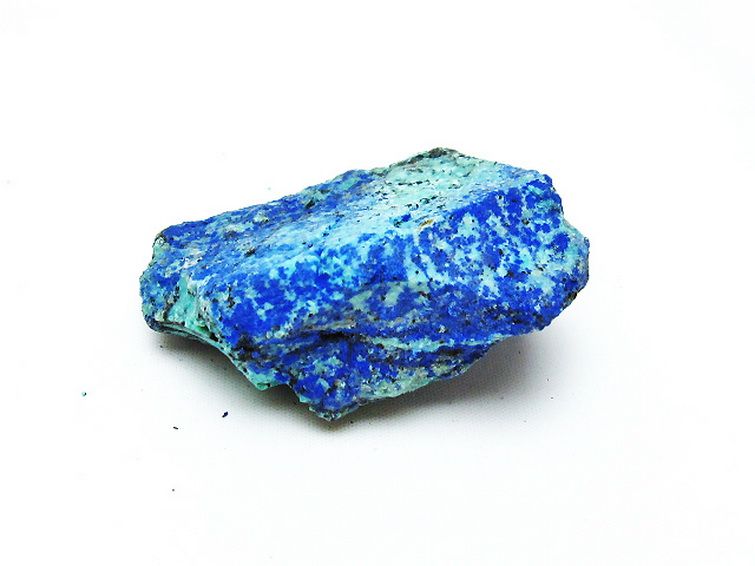 アズライト 藍銅鉱 ブルーマラカイト 原石[T485-3306] 1枚目