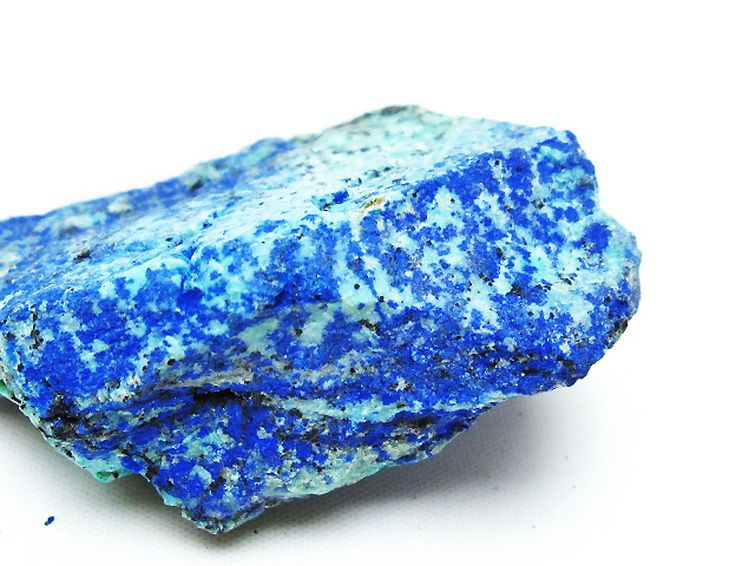 アズライト 藍銅鉱 ブルーマラカイト 原石[T485-3306] 2枚目