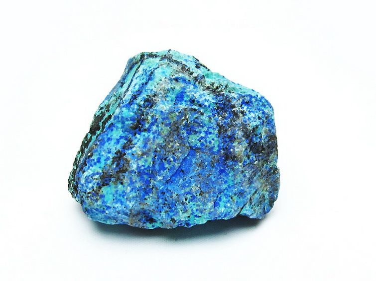 アズライト 藍銅鉱 ブルーマラカイト  原石[T485-3337] 1枚目