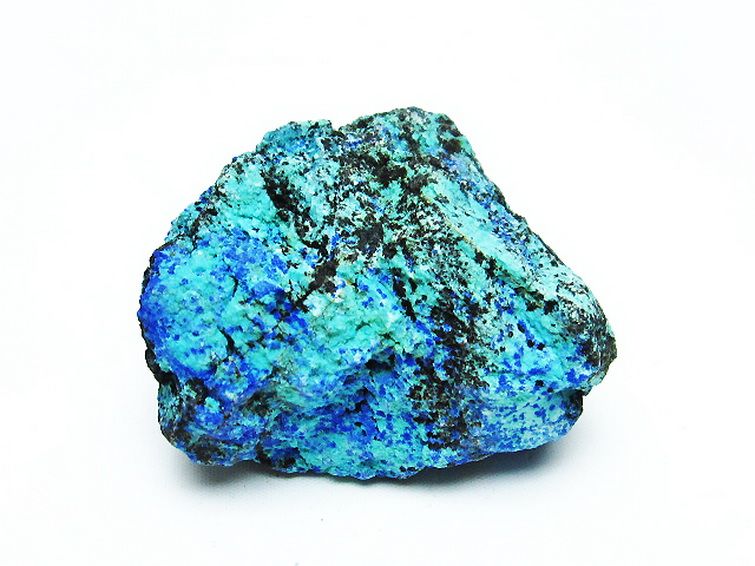 アズライト 藍銅鉱 ブルーマラカイト  原石[T485-3337] 2枚目