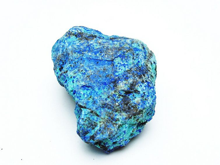 アズライト 藍銅鉱 ブルーマラカイト  原石[T485-3337] 3枚目
