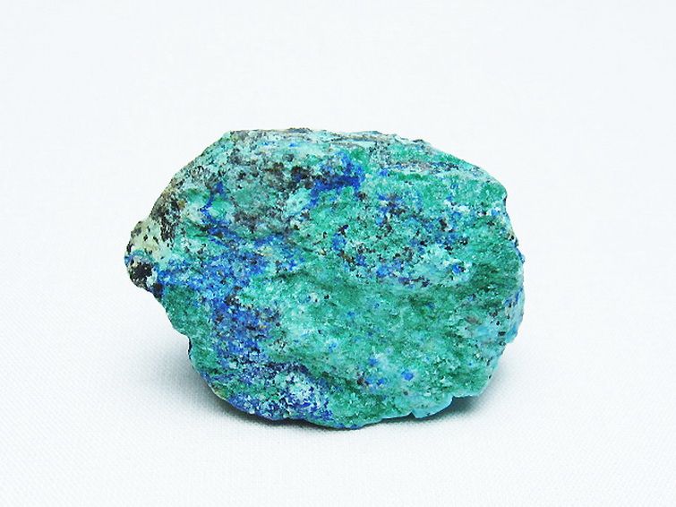 アズライト 藍銅鉱 ブルーマラカイト 原石[T485-3361] 3枚目