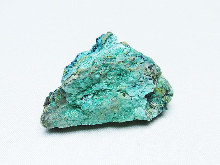 アズライト 藍銅鉱 ブルーマラカイト 原石[T485-3363] 1枚目